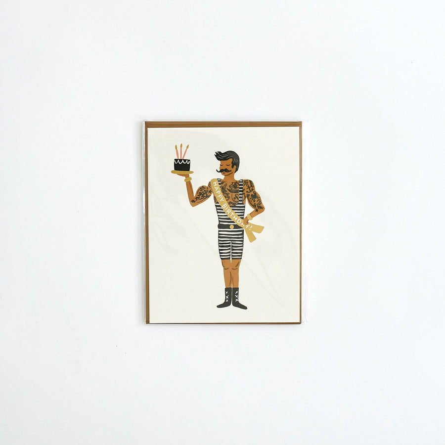 Strongman Birthday Card - Rifle Paper Co. - Cards - $6