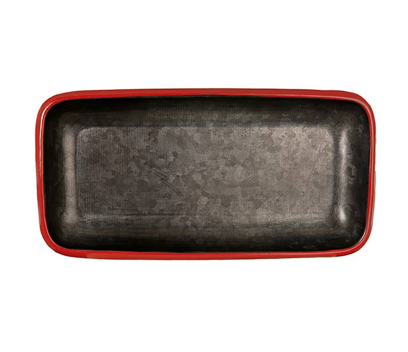 Tadé | Grey & Red Bath Tray - Lothantique Inc. - Accessories - $15