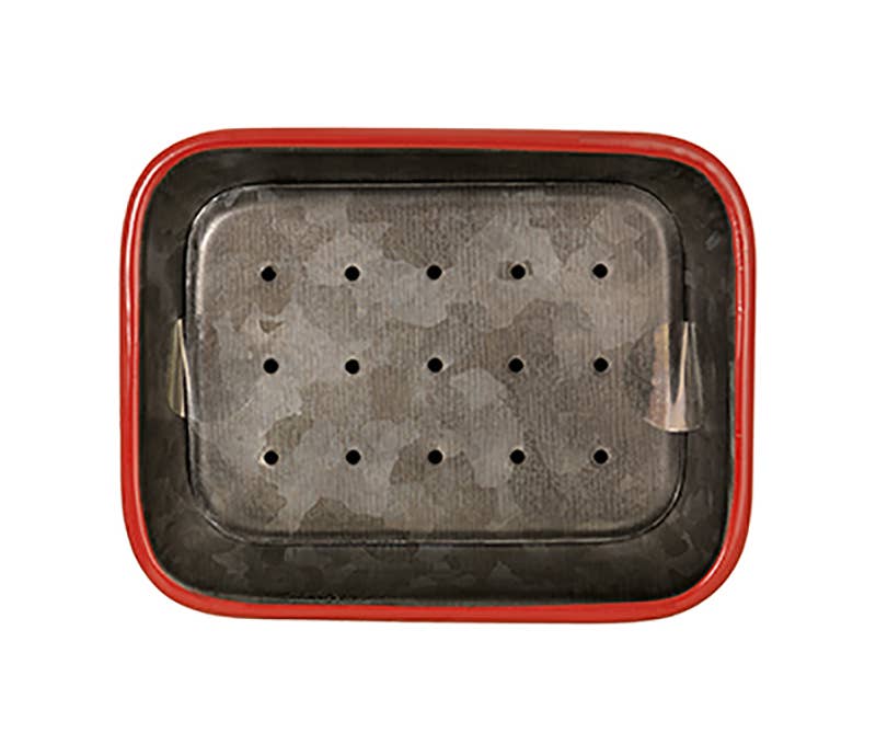 Tadé | Grey & Red Soap DIsh - Lothantique Inc. - $19