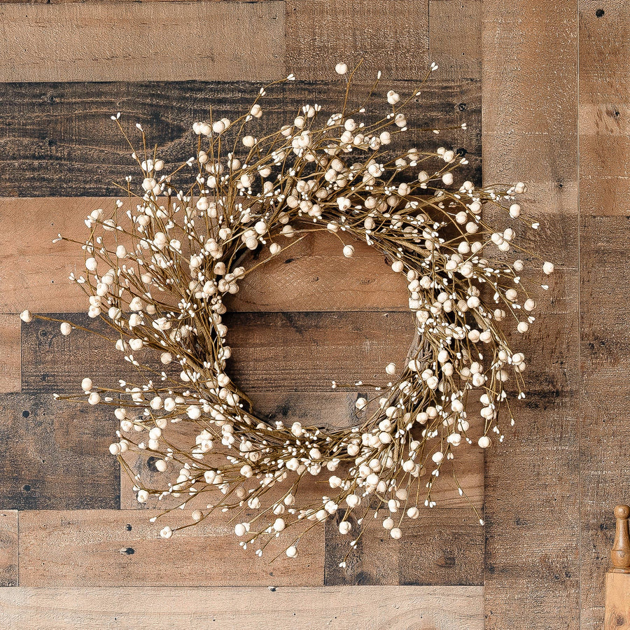 Tallow Berry Wreath - 22 Inch - Mills Floral Company - Accessories - $95