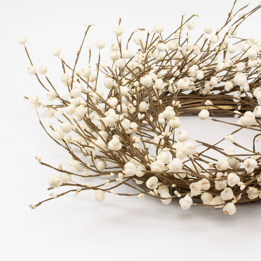 Tallow Berry Wreath - 22 Inch - Mills Floral Company - Accessories - $95