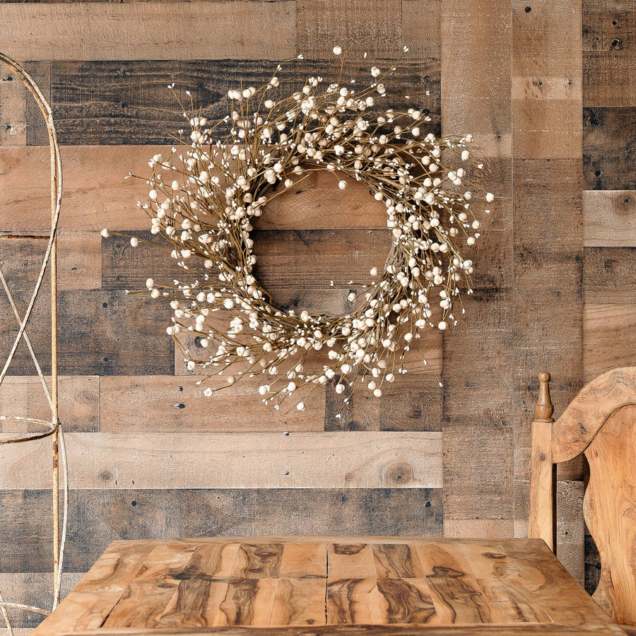 Tallow Berry Wreath - 22 Inch - Mills Floral Company - Accessories - $95