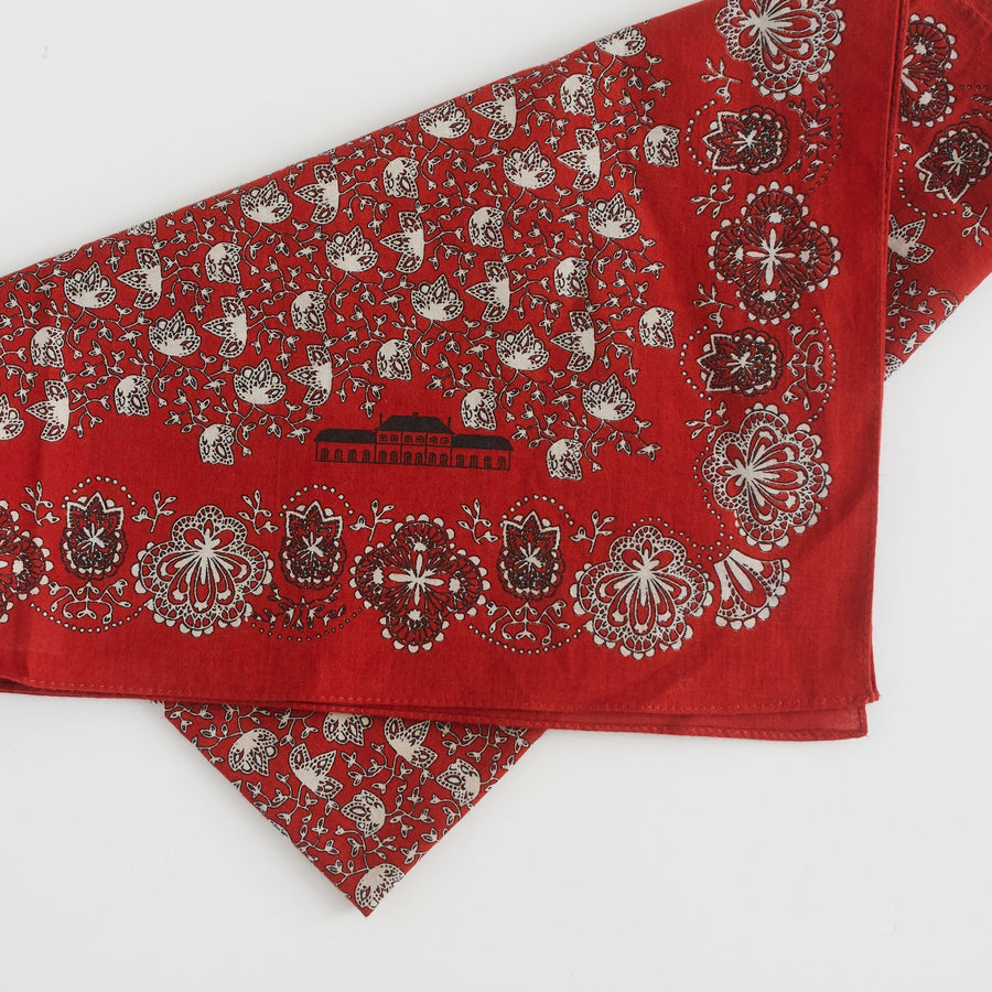 Tomato Red Scarf No. 675 - 26’’ x - Moismont - Wearables - $65