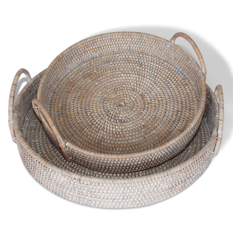 Tray with Loop Handles - Matahari - Baskets - $80