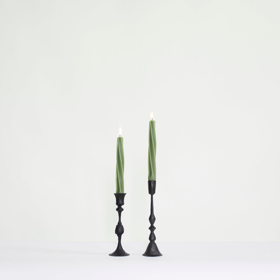 Twist Beeswax Tapers 9’’ - sage - Greentree Home Candle - Fragrance - $23