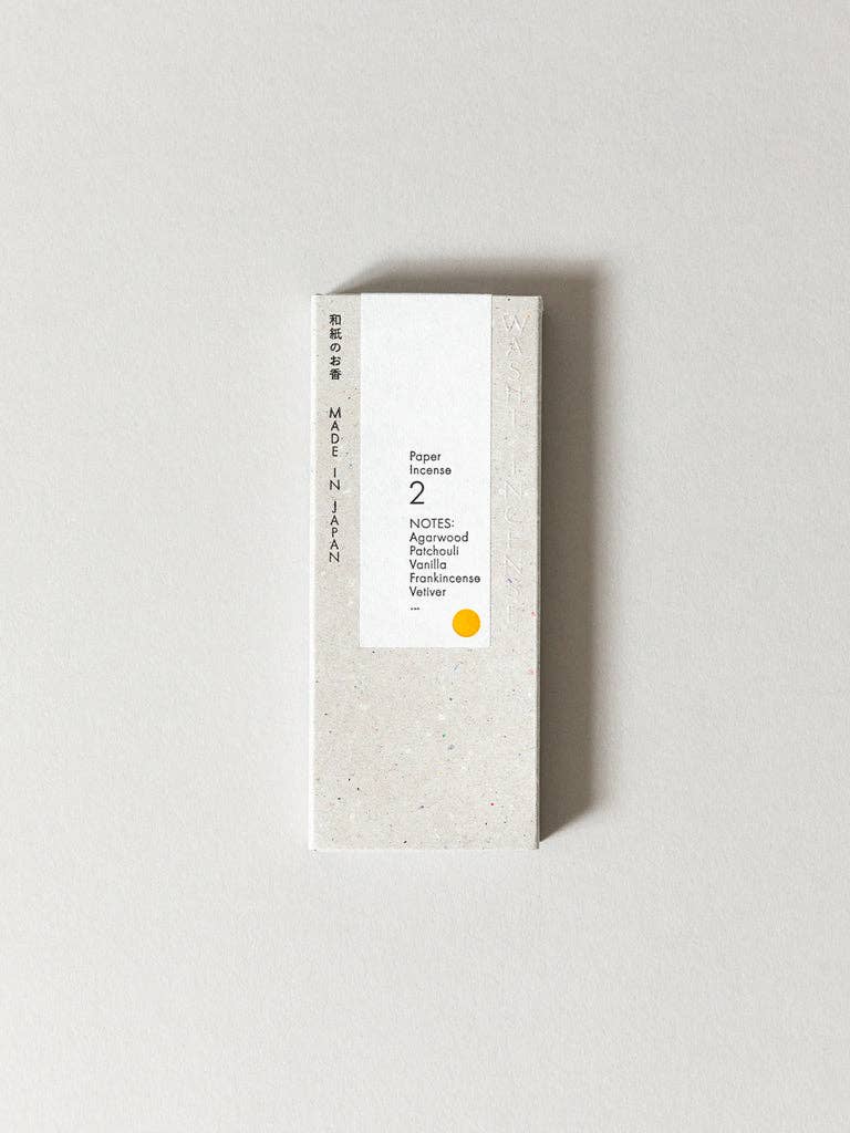 Washi Paper Incense Strips - #2 Elegant Agarwood - Morihata International Ltd. Co. - Fragrance - $18