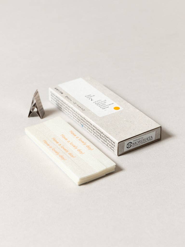 Washi Paper Incense Strips - #2 Elegant Agarwood - Morihata International Ltd. Co. - Fragrance - $18