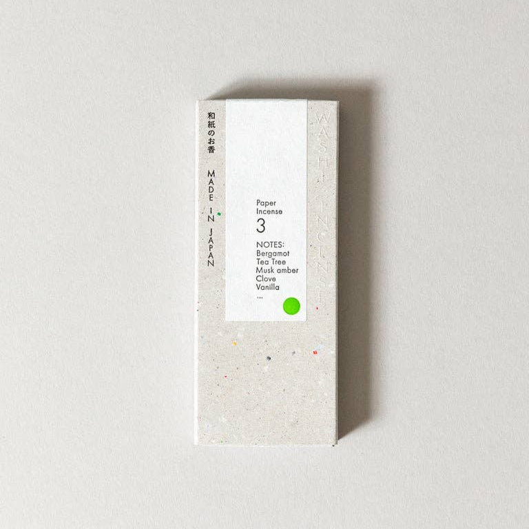 Washi Paper Incense Strips #3 Deep Citrus Morihata International Ltd. Co. Fragrance $17