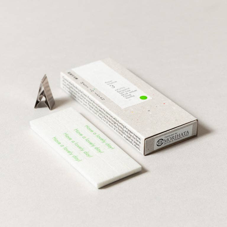 Washi Paper Incense Strips #3 Deep Citrus Morihata International Ltd. Co. Fragrance $17