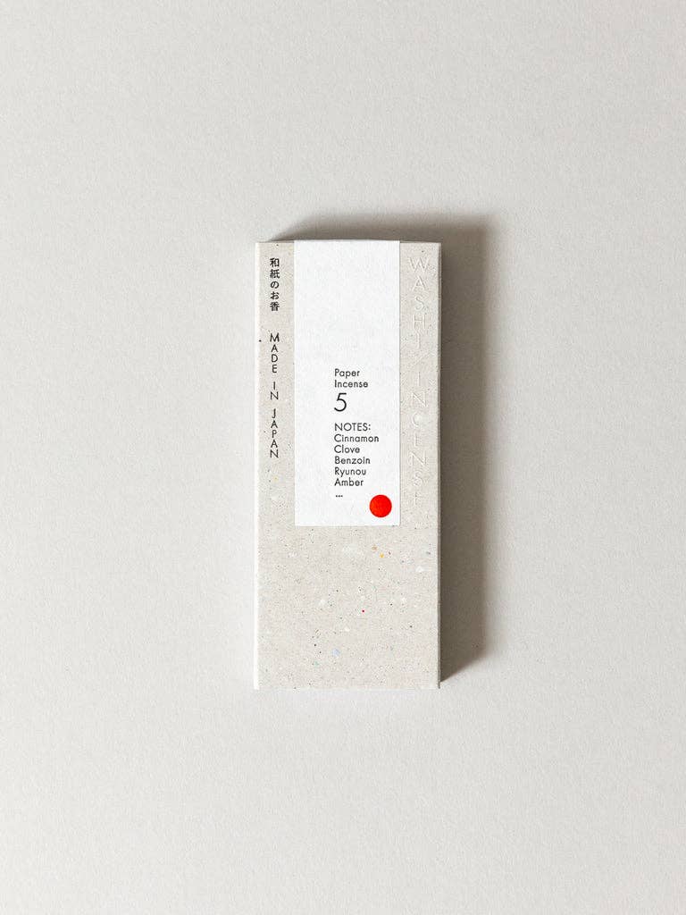 Washi Paper Incense Strips - #5 Smoky Comfort - Morihata International Ltd. Co. - Fragrance - $18