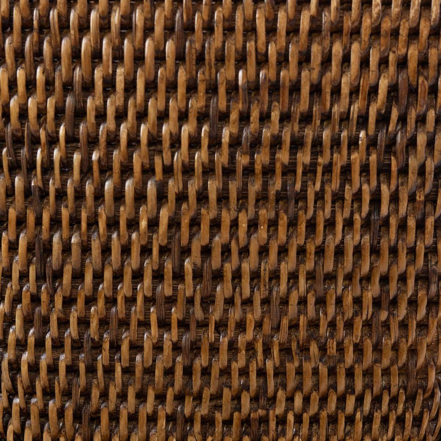 Waste Basket - Tapered Round - Antique Brown - Matahari - Baskets - $115