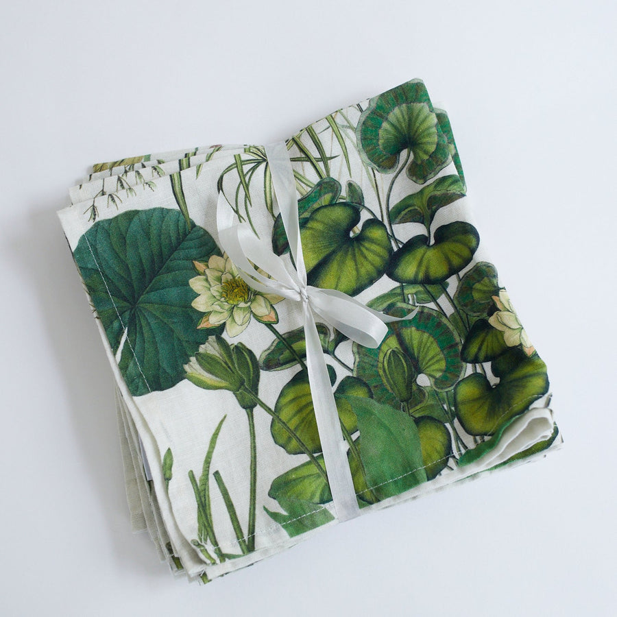 Water Lily Napkin Set/6 - 18’ x - Garnier Thiebaut - Table - $168