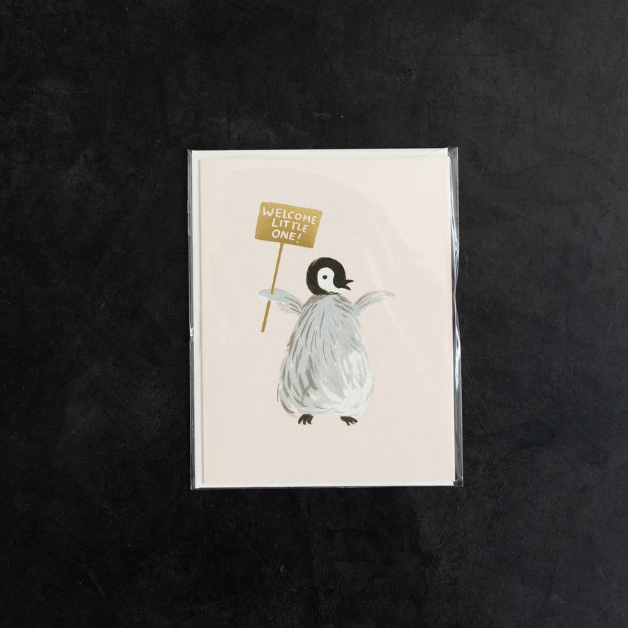 Welcome Penguin Card - Rifle Paper Co. - Cards - $6