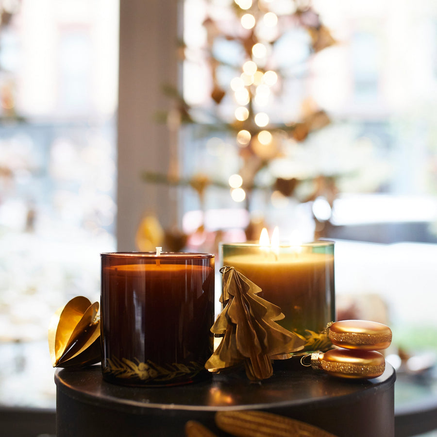 Winter Pine Holiday Beeswax Candle - Stella Tribeca - Fragrance