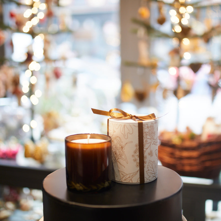 Winter Pine Holiday Beeswax Candle - Stella Tribeca - Fragrance