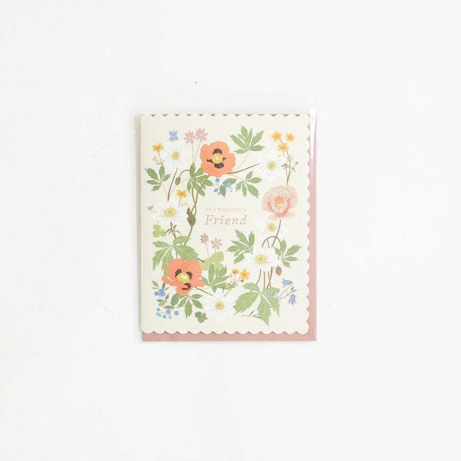 Wonderful Friend Greeting Card - Botanica Paper Co. Cards $6