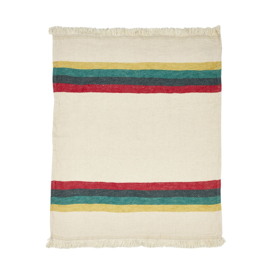 Belgian Towel - Hand- Set of Six - Special Order - Summer Stripe - Libeco - Bath - $366