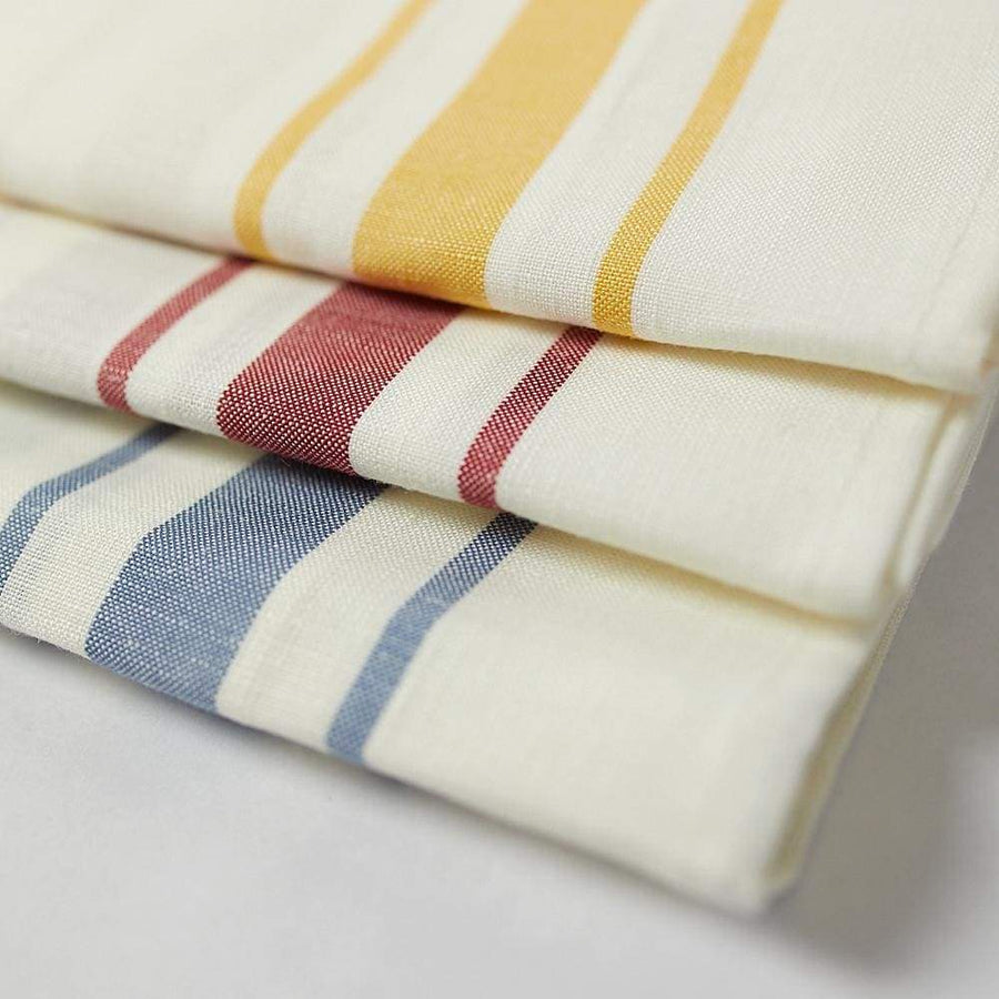 Linen & Cotton Slub Embroidered Tea Towel – Stella's Table