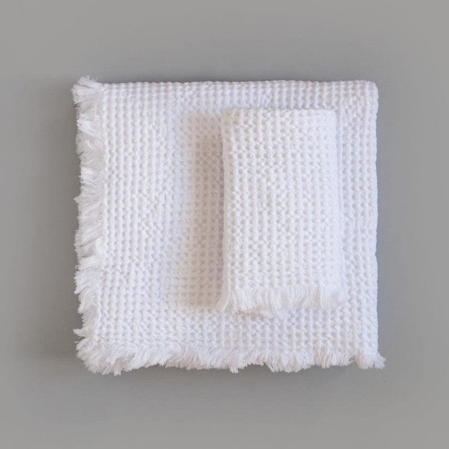 Cotton Belgian Waffle Towels - Mungo Bath $30