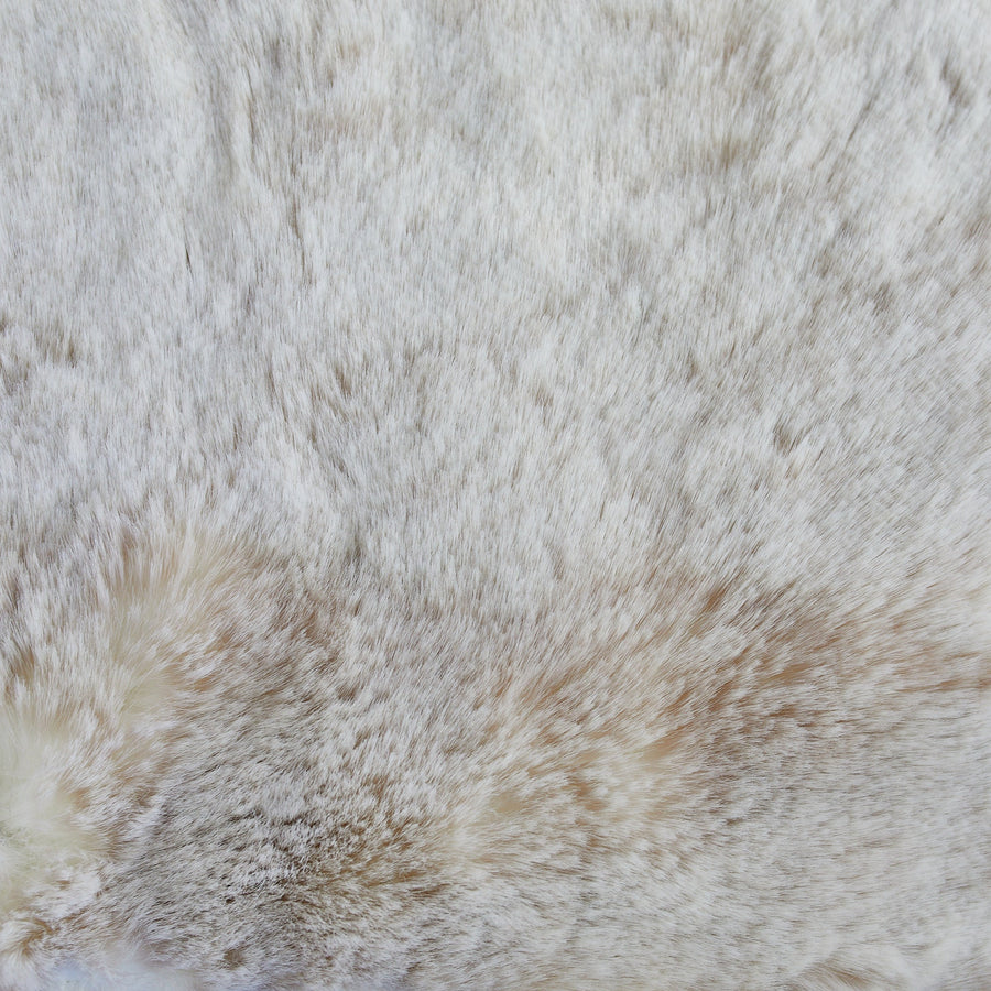 Couture Faux Fur Throw - Grand - 60 x 86 / Pearl Mink - Fabulous Furs - $425