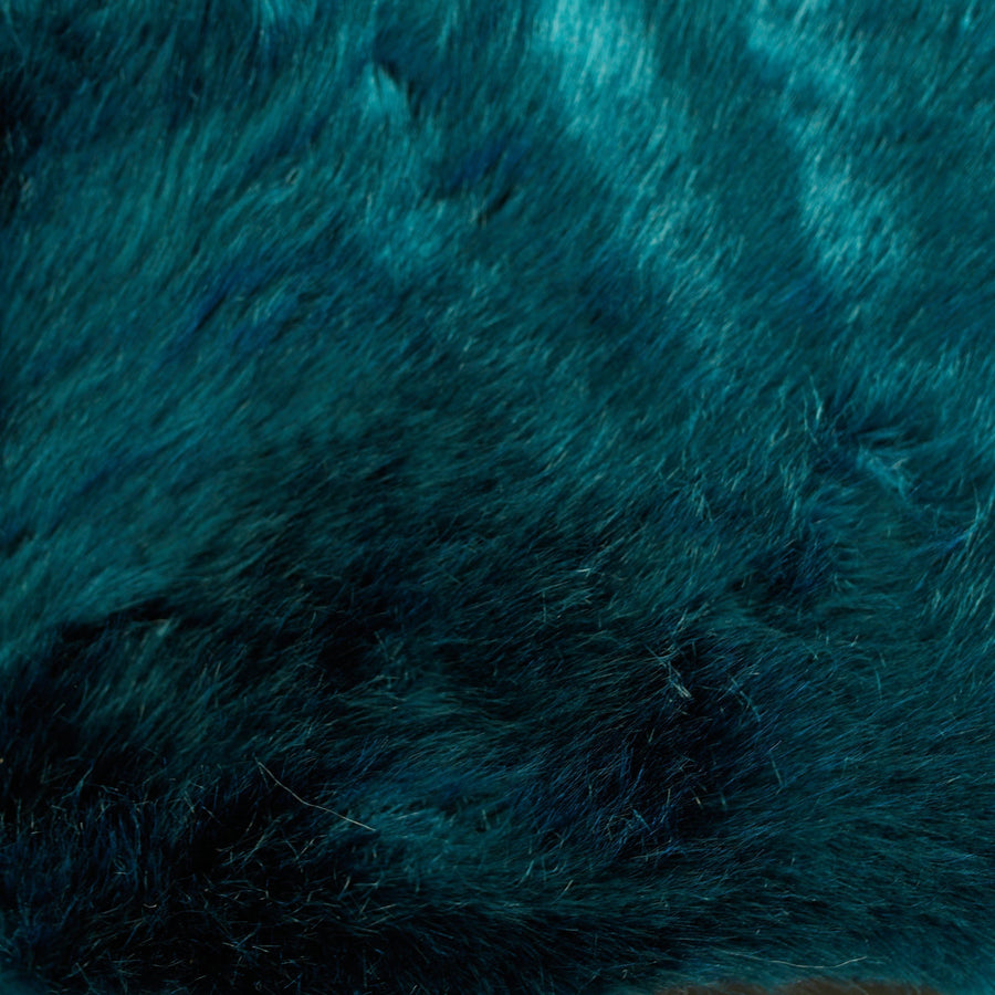 Couture Faux Fur Throw - Grand - 60 x 86 / Sapphire Mink - Fabulous Furs - $425