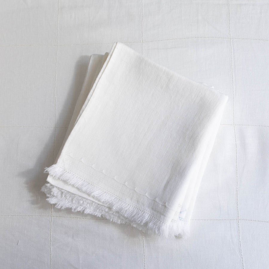 Embroidered Linen Hand Towel - Stella Tribeca - Bath - $65