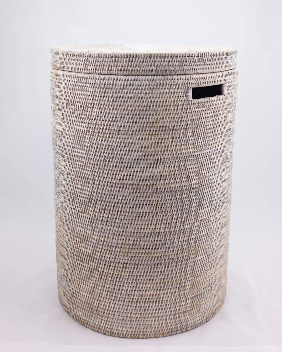 Large Round Laundry Hamper - Matahari Baskets $450