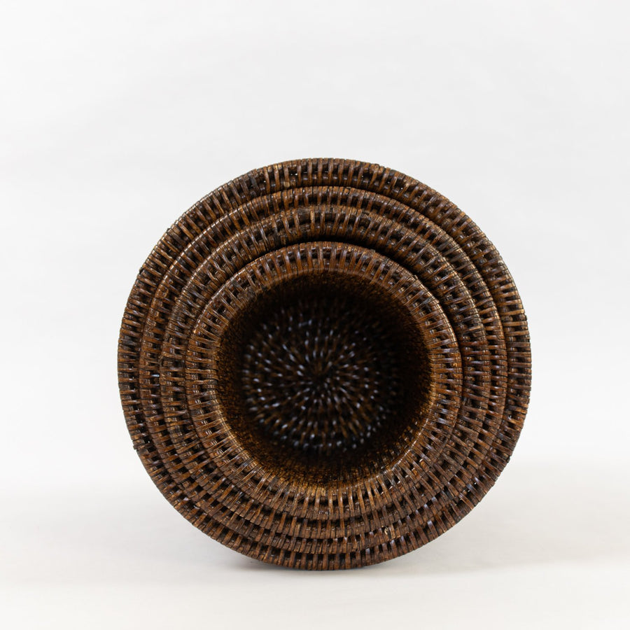 Round Flower Baskets - Matahari - $29