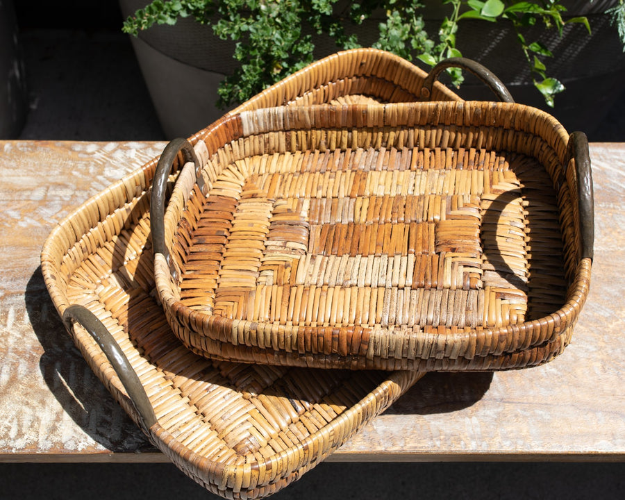 Royston Tray - 20’’ x 14’’ 3’’ - Made Goods - Baskets - $400