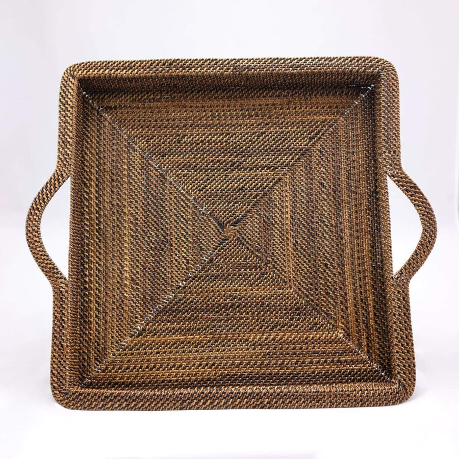 Water-vine Square Tray with Handles - 19 x 2 - Calaisio - Baskets - $221