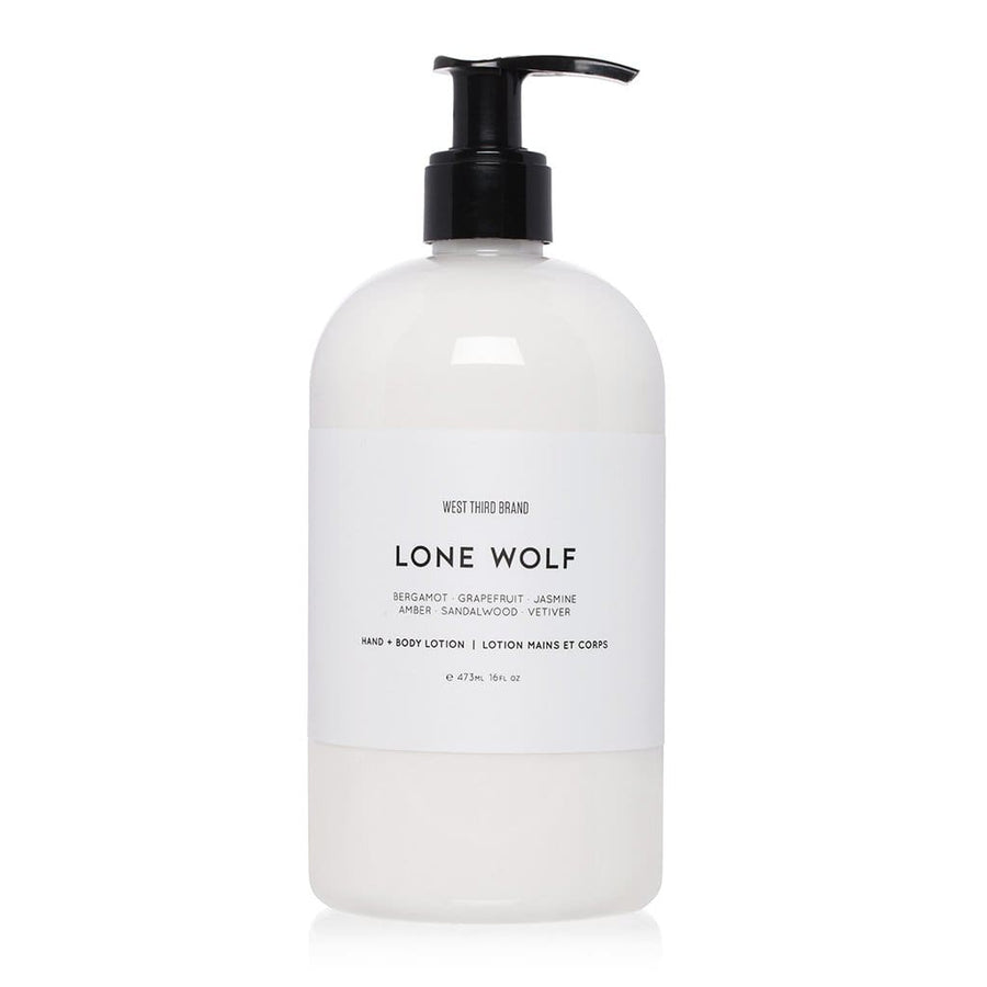 West Third Brand Hand & Body Lotions - Lone Wolf Fragrance $50